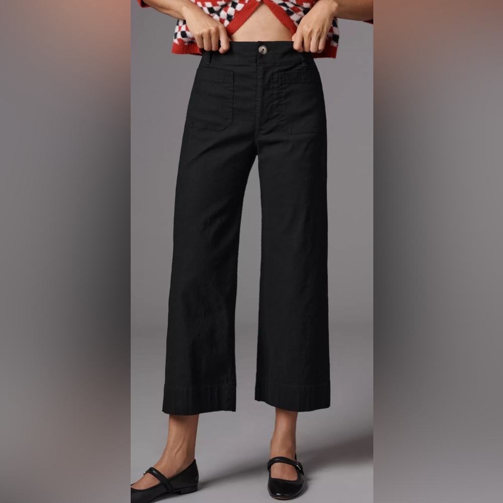 Anthropologie Maeve Women's Classic Black Dress Pants